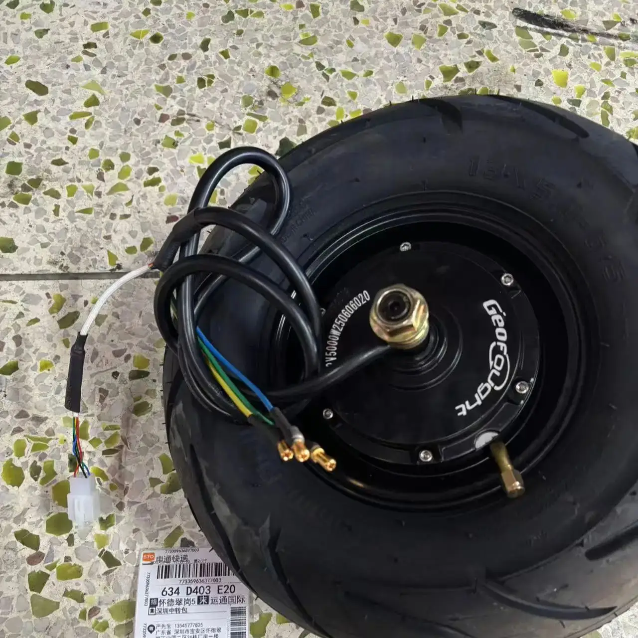 13 Inch 72V 5000W Brushless Motor - Motor de cubo sem escovas para