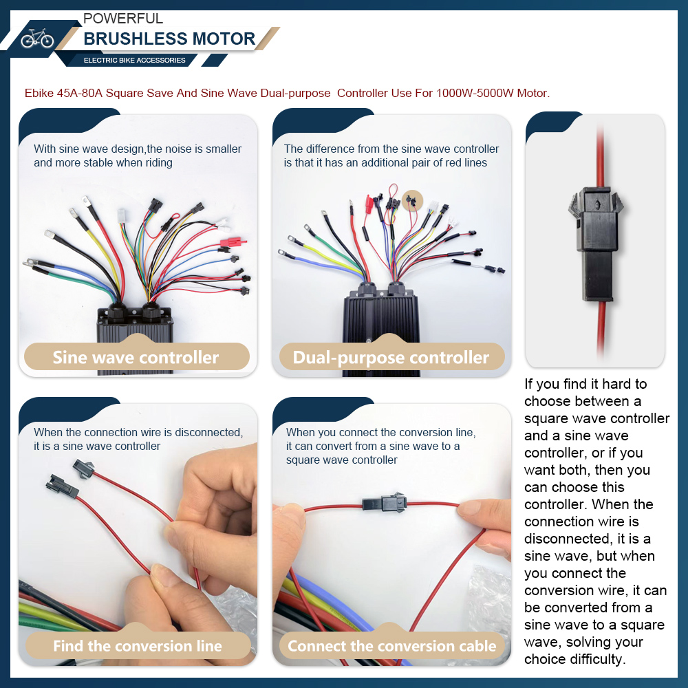 Controlador de Motor Sem Escov - 72V 100A Sabvoton Controller avaliação e preço