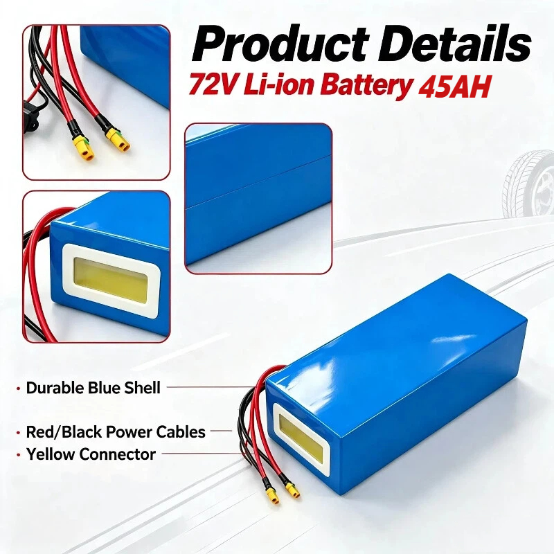 Bateria Triangular de Íon de L - 72V 40Ah Lifepo4 Battery Pack avaliação e preço